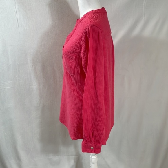 Mote Anthropologie Top Size M 100% Cotton Gauzy Fabric - Picture 5 of 11